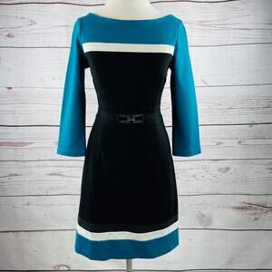 White House Black Market aline knit dress